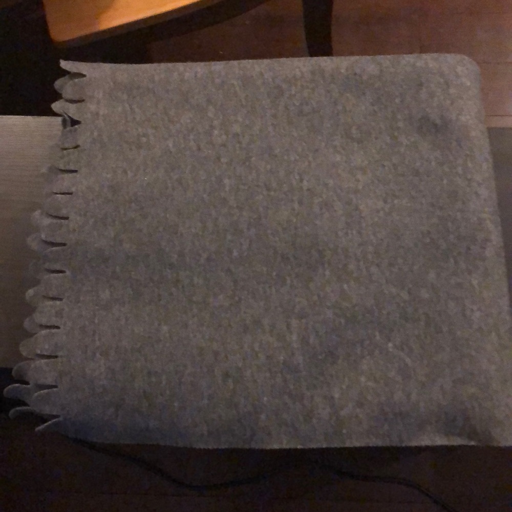 Blanket fleece throw 70x53 grey